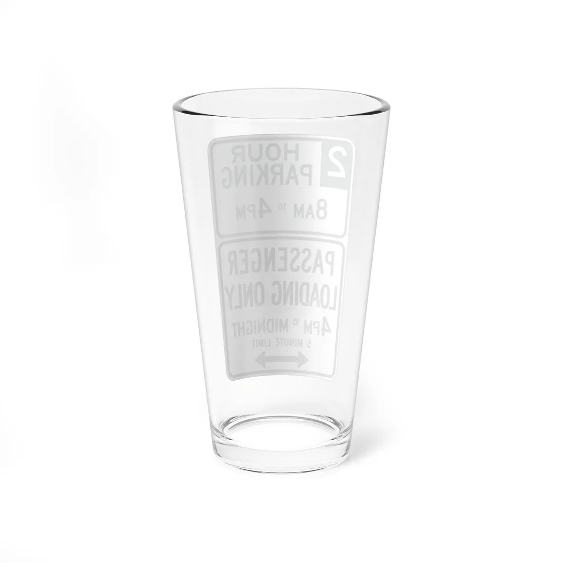 MUTCD-CA R32E (California) (Road Sign) Pint Glass 16oz - Go Mug Yourself