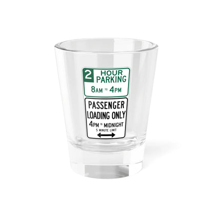MUTCD-CA R32E (California) (Road Sign) Shot Glass 1.5oz 1.5oz - Go Mug Yourself