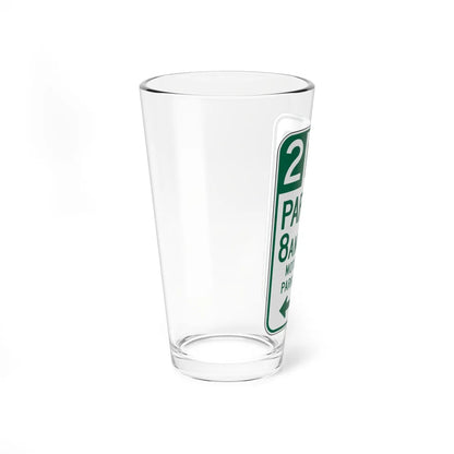MUTCD-CA R32F (California) (Road Sign) Pint Glass 16oz - Go Mug Yourself