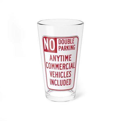 MUTCD-CA R39-1 (California) (Road Sign) Pint Glass 16oz - Go Mug Yourself