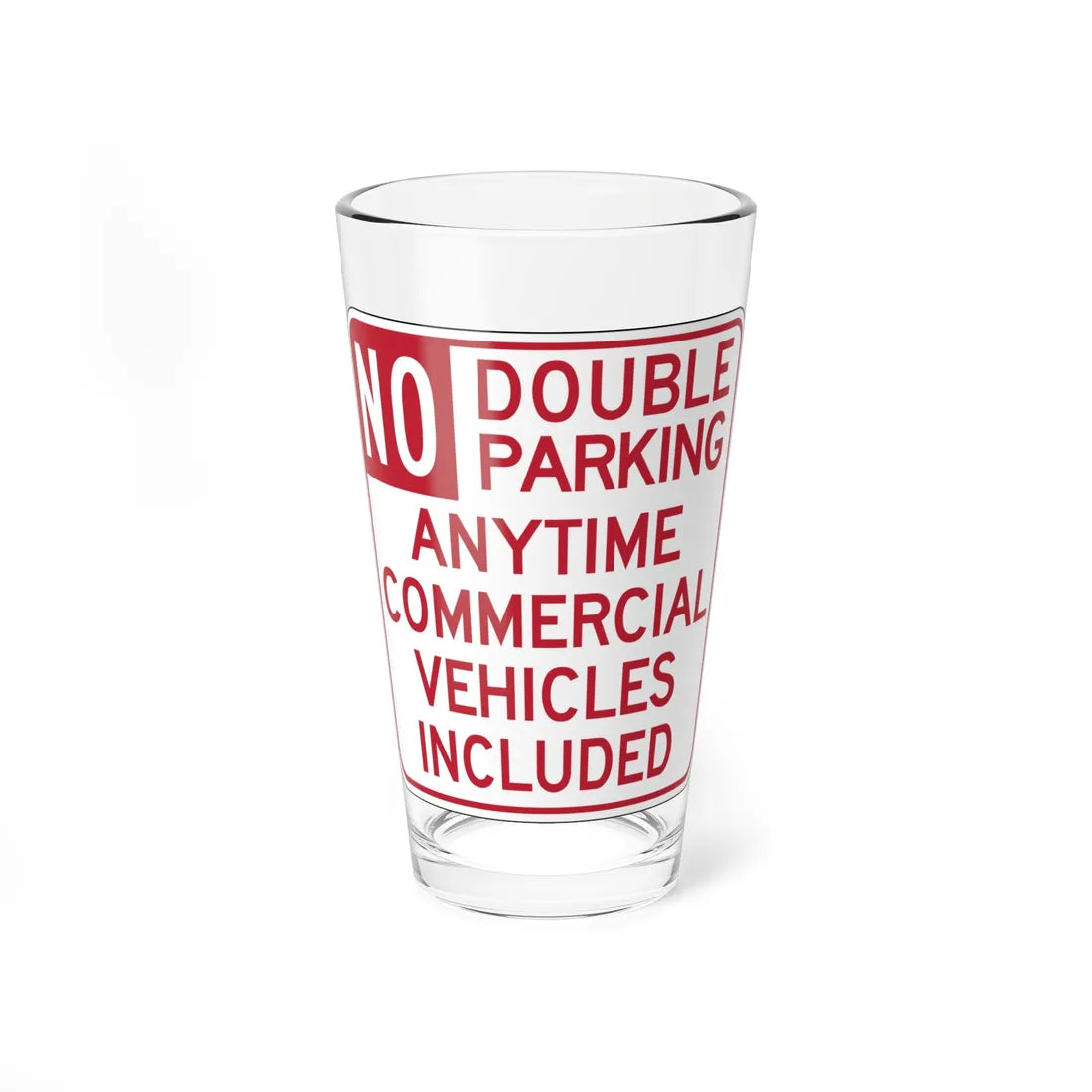 MUTCD-CA R39-2 (California) (Road Sign) Pint Glass 16oz 16oz - Go Mug Yourself