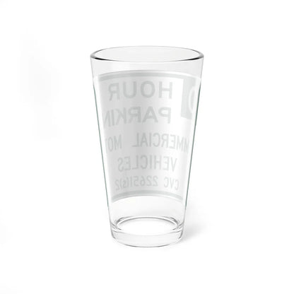 MUTCD-CA R39-3 (California) (Road Sign) Pint Glass 16oz - Go Mug Yourself