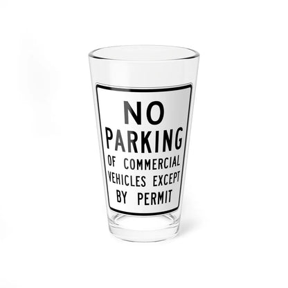 MUTCD-CA R39 (California) (Road Sign) Pint Glass 16oz 16oz - Go Mug Yourself