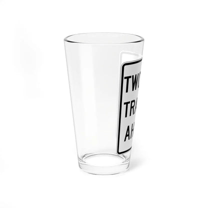 MUTCD-CA R40 (California) (Road Sign) Pint Glass 16oz - Go Mug Yourself