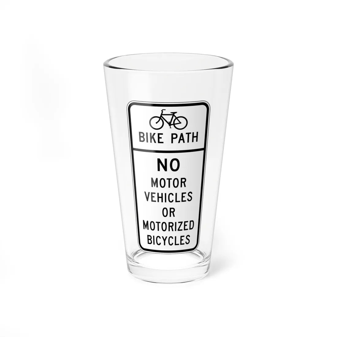 MUTCD-CA R44A (California) (Road Sign) Pint Glass 16oz 16oz - Go Mug Yourself