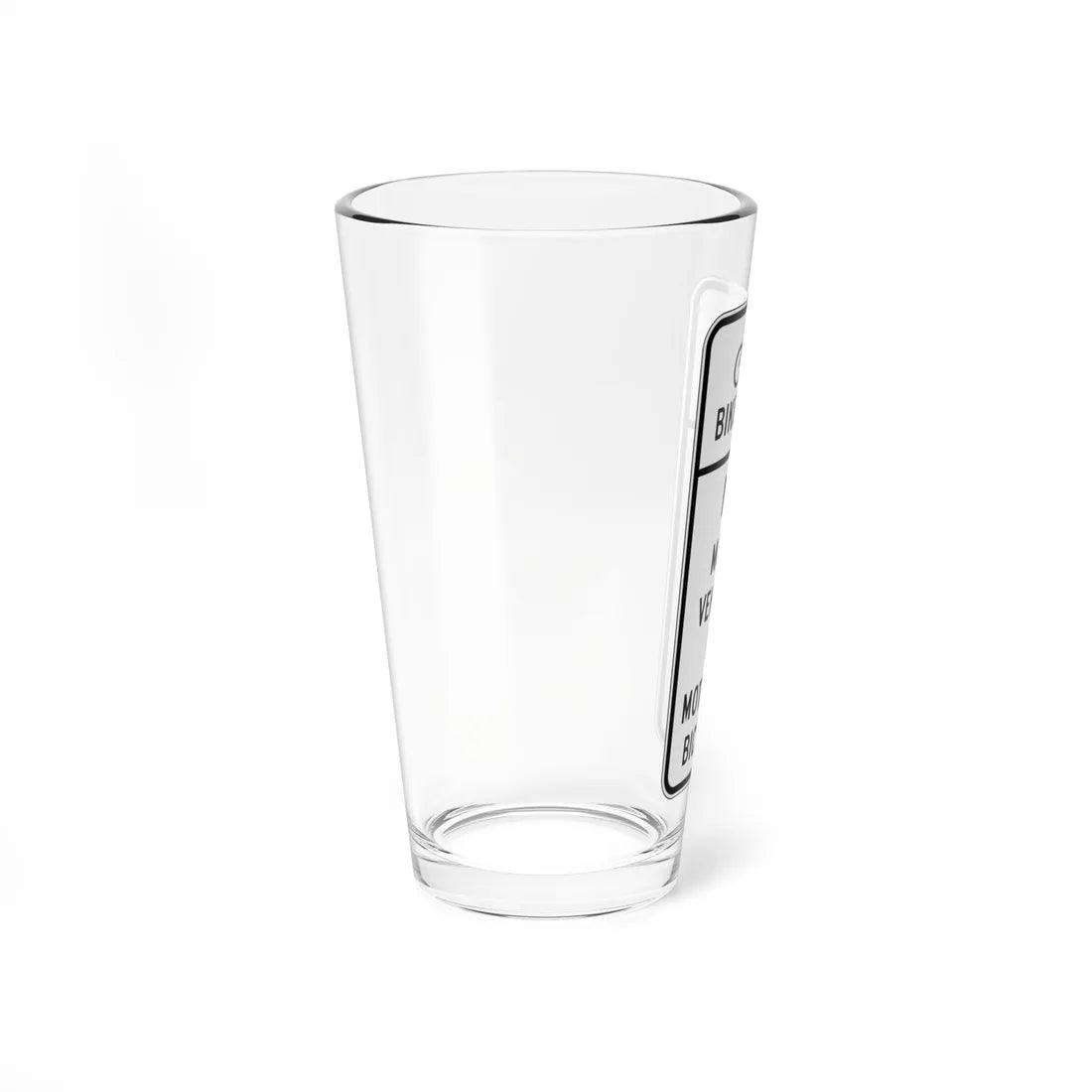 MUTCD-CA R44A (California) (Road Sign) Pint Glass 16oz - Go Mug Yourself