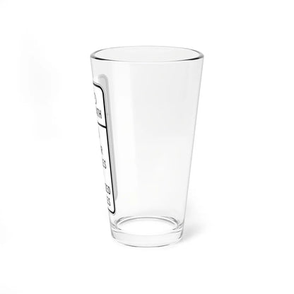 MUTCD-CA R44A (California) (Road Sign) Pint Glass 16oz - Go Mug Yourself