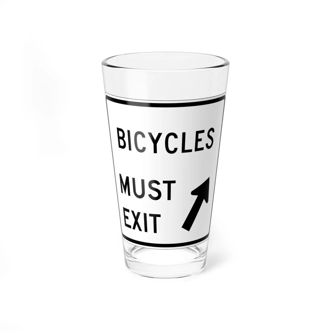 MUTCD-CA R44C (California) (Road Sign) Pint Glass 16oz 16oz - Go Mug Yourself