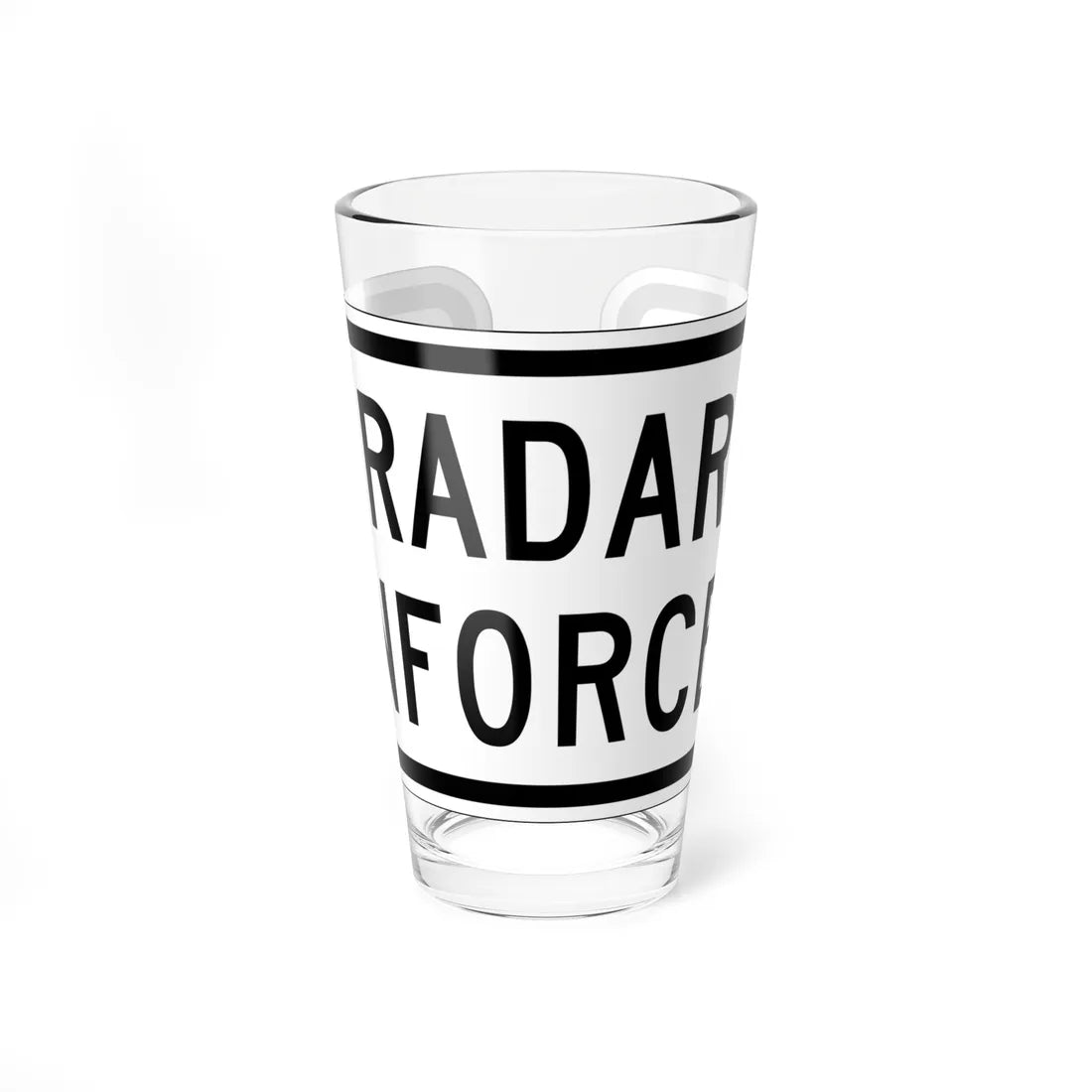 MUTCD-CA R48-1 (California) (Road Sign) Pint Glass 16oz 16oz - Go Mug Yourself