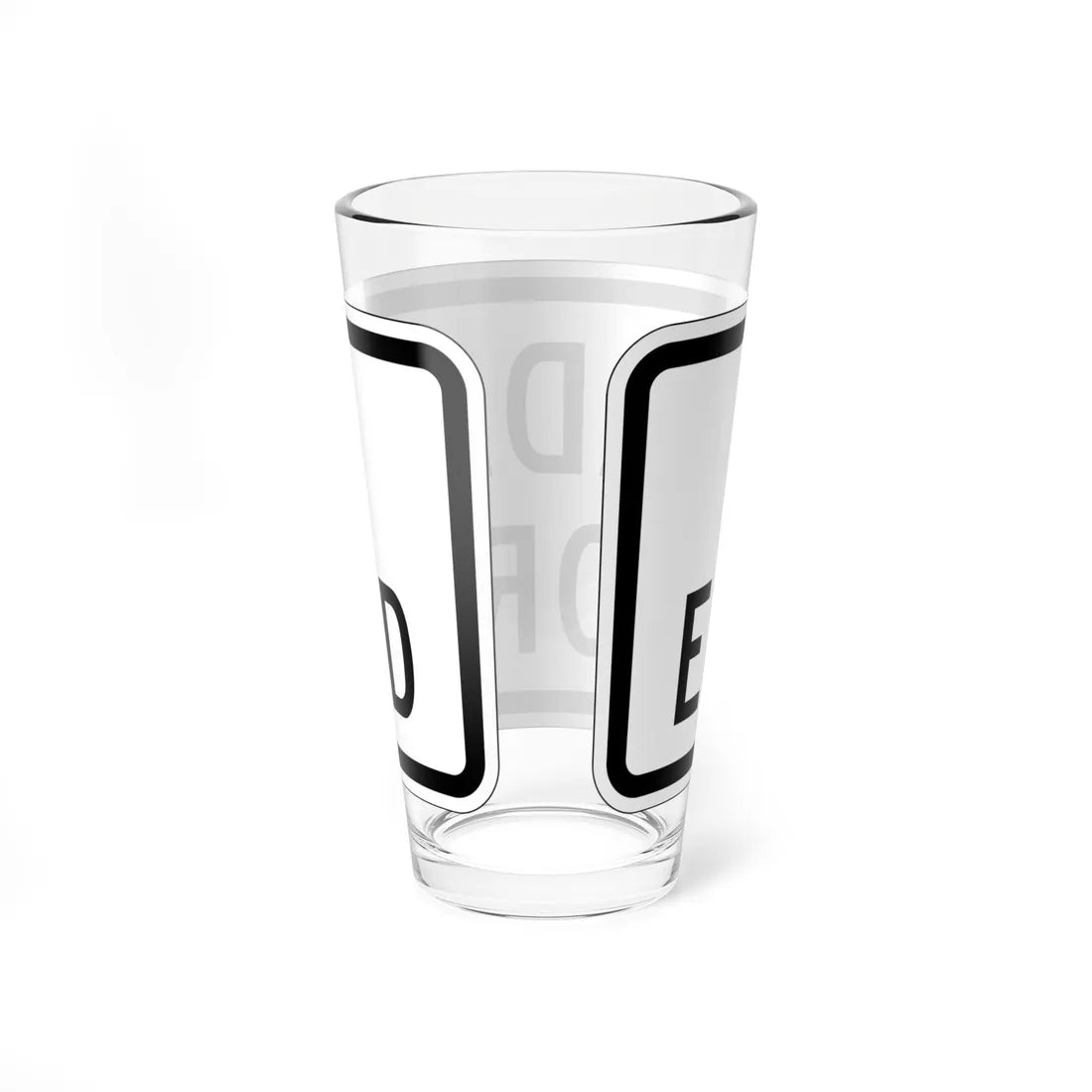 MUTCD-CA R48-1 (California) (Road Sign) Pint Glass 16oz - Go Mug Yourself
