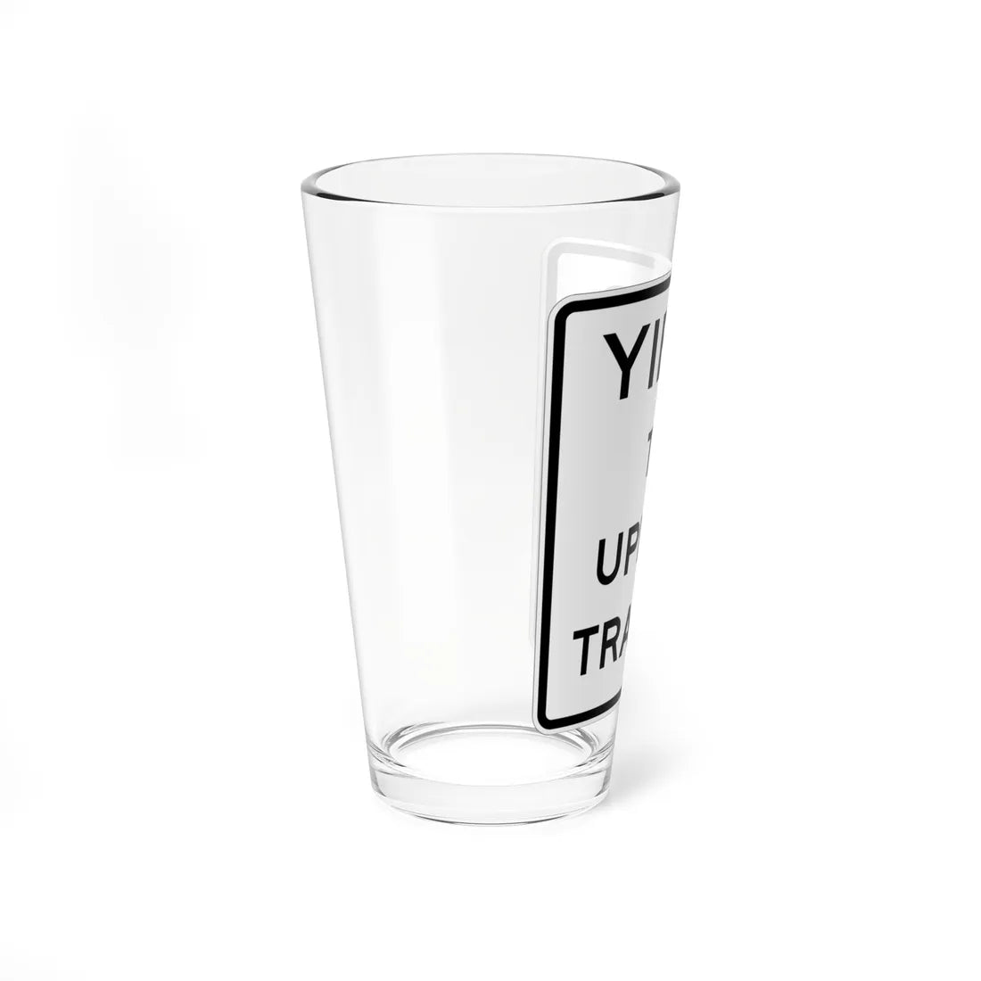 MUTCD-CA R55 (California) (Road Sign) Pint Glass 16oz - Go Mug Yourself
