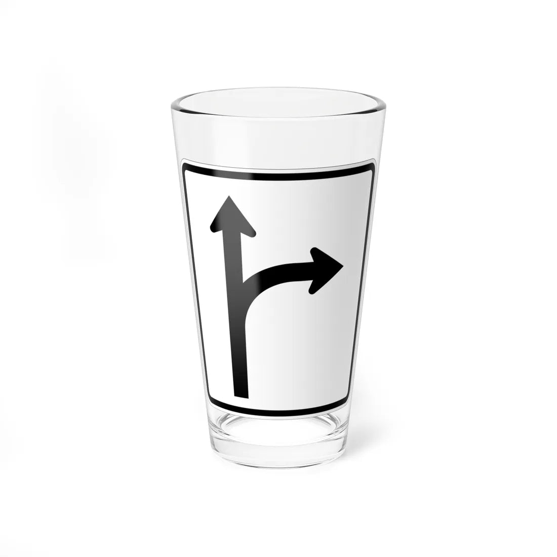 MUTCD-CA R60ARt (California) (Road Sign) Pint Glass 16oz 16oz - Go Mug Yourself