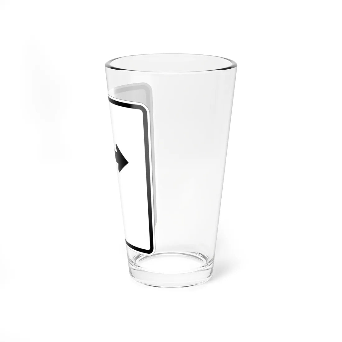 MUTCD-CA R60ARt (California) (Road Sign) Pint Glass 16oz - Go Mug Yourself
