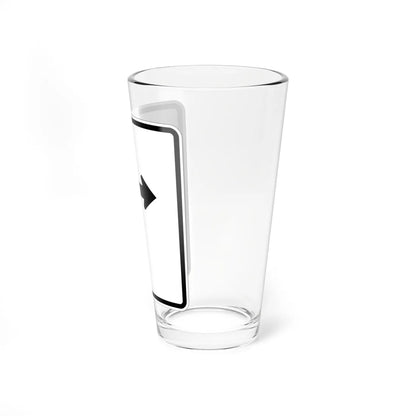 MUTCD-CA R60ARt (California) (Road Sign) Pint Glass 16oz - Go Mug Yourself