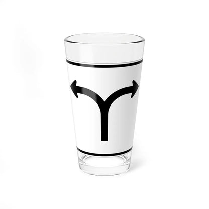 MUTCD-CA R60B-1 (California) (Road Sign) Pint Glass 16oz 16oz - Go Mug Yourself