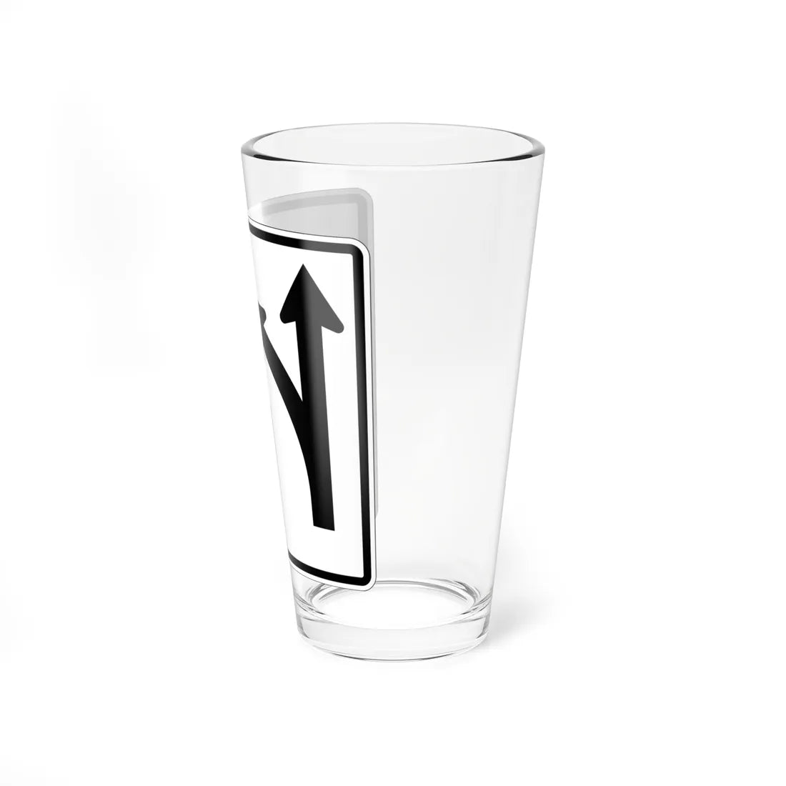 MUTCD-CA R61-1.1 (California) (Road Sign) Pint Glass 16oz - Go Mug Yourself