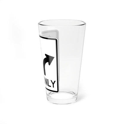 MUTCD-CA R61-3.1 (California) (Road Sign) Pint Glass 16oz - Go Mug Yourself
