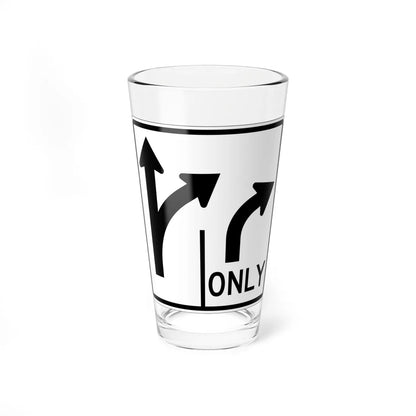 MUTCD-CA R61-3.1 (California) (Road Sign) Pint Glass 16oz - Go Mug Yourself