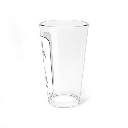 MUTCD-CA R62A (California) (Road Sign) Pint Glass 16oz - Go Mug Yourself