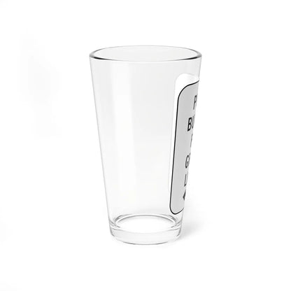 MUTCD-CA R62B (California) (Road Sign) Pint Glass 16oz - Go Mug Yourself