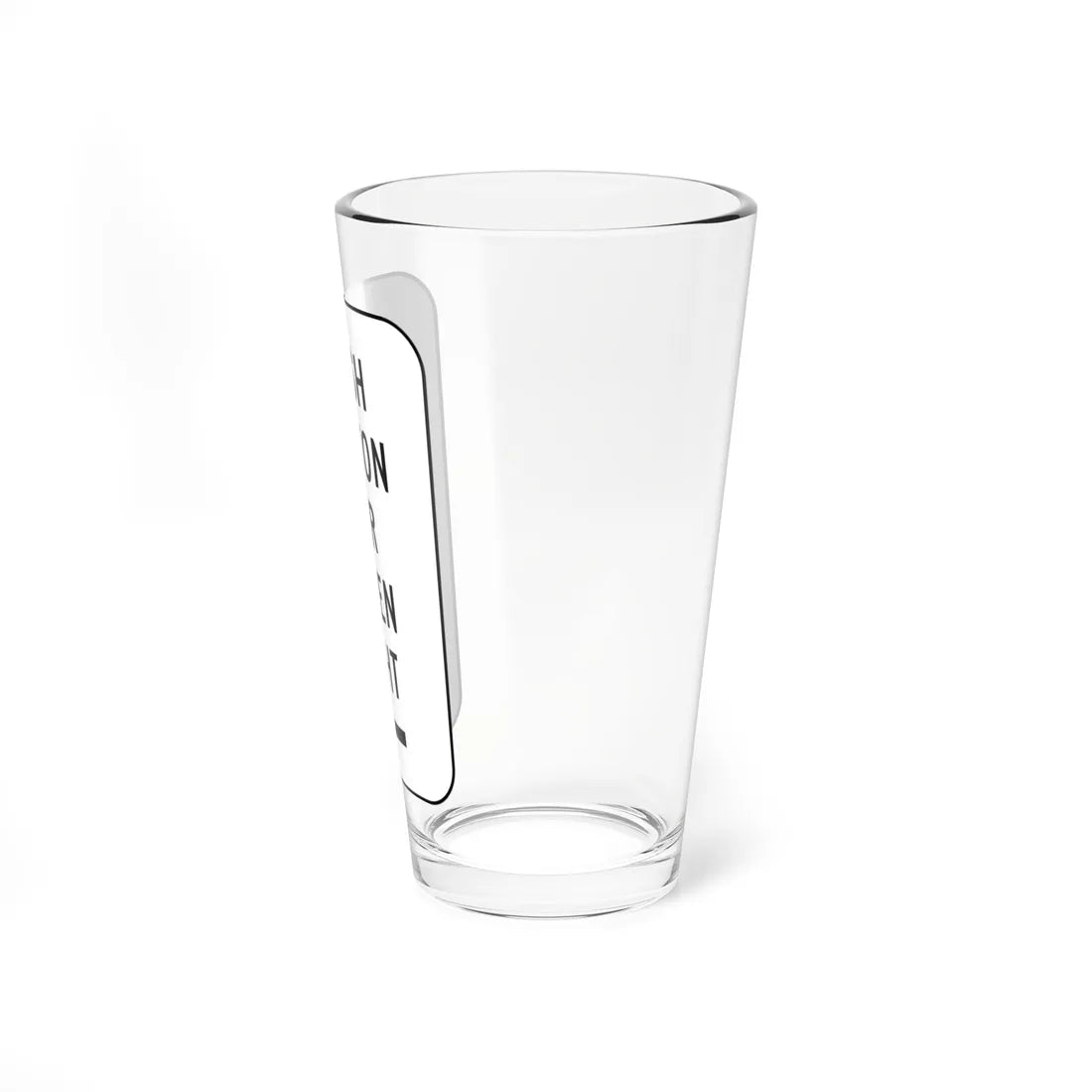 MUTCD-CA R62B (California) (Road Sign) Pint Glass 16oz - Go Mug Yourself