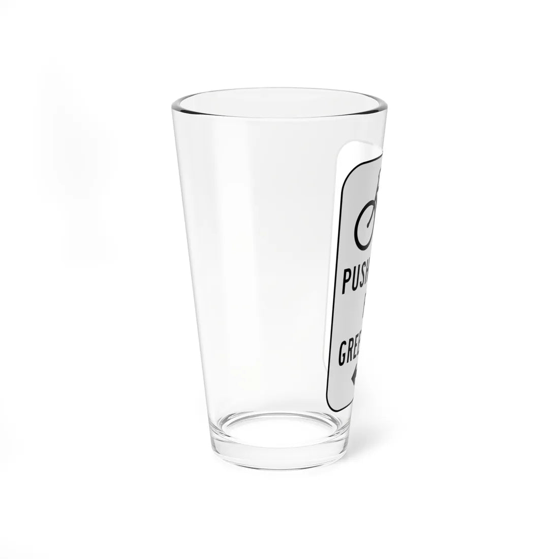 MUTCD-CA R62C (California) (Road Sign) Pint Glass 16oz - Go Mug Yourself