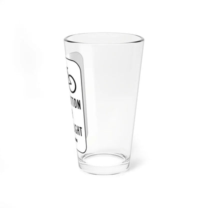 MUTCD-CA R62C (California) (Road Sign) Pint Glass 16oz - Go Mug Yourself