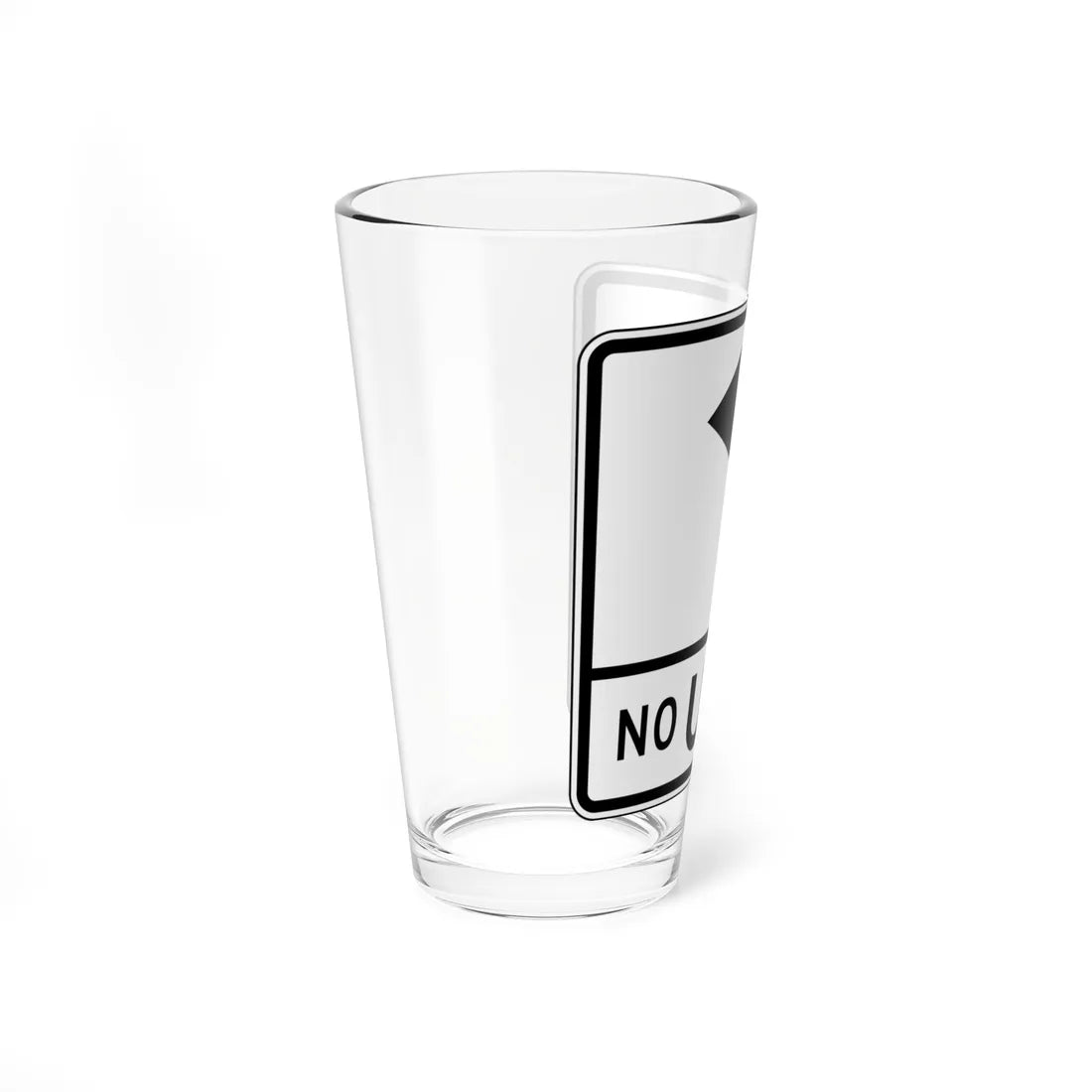 MUTCD-CA R73-3 (California) (Road Sign) Pint Glass 16oz - Go Mug Yourself