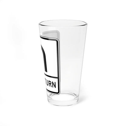 MUTCD-CA R73-3 (California) (Road Sign) Pint Glass 16oz - Go Mug Yourself