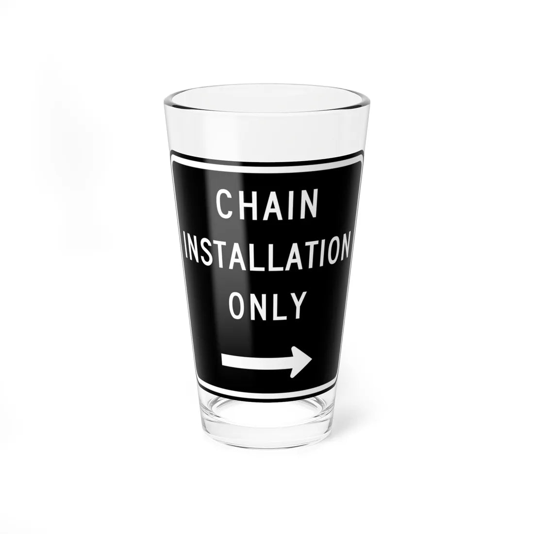 MUTCD-CA R74 (California) (Road Sign) Pint Glass 16oz 16oz - Go Mug Yourself