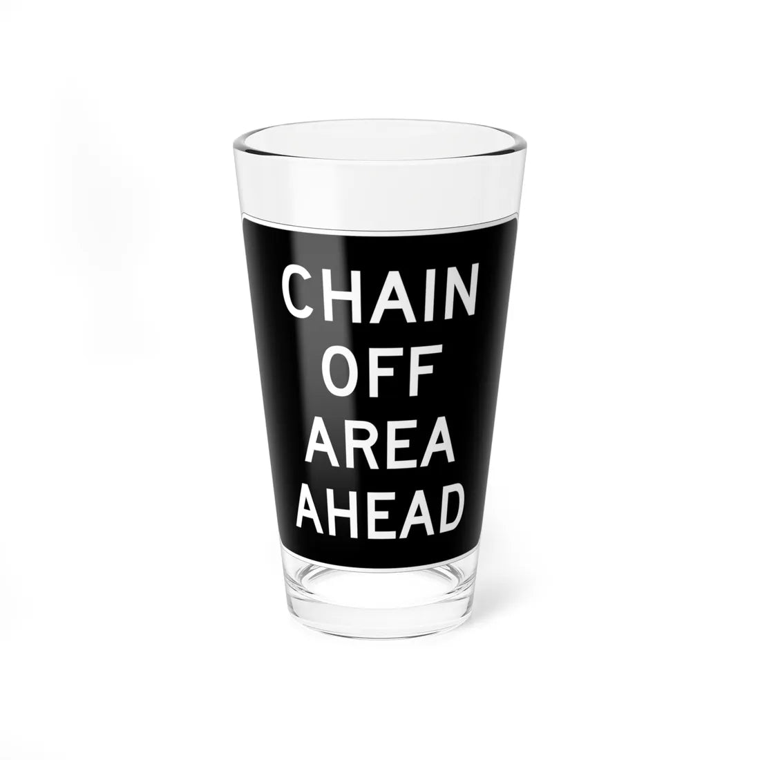 MUTCD-CA R75-1 Off (California) (Road Sign) Pint Glass 16oz 16oz - Go Mug Yourself