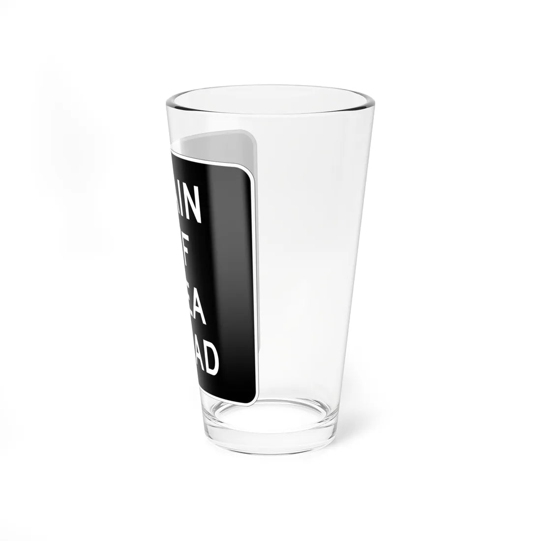 MUTCD-CA R75-1 Off (California) (Road Sign) Pint Glass 16oz - Go Mug Yourself
