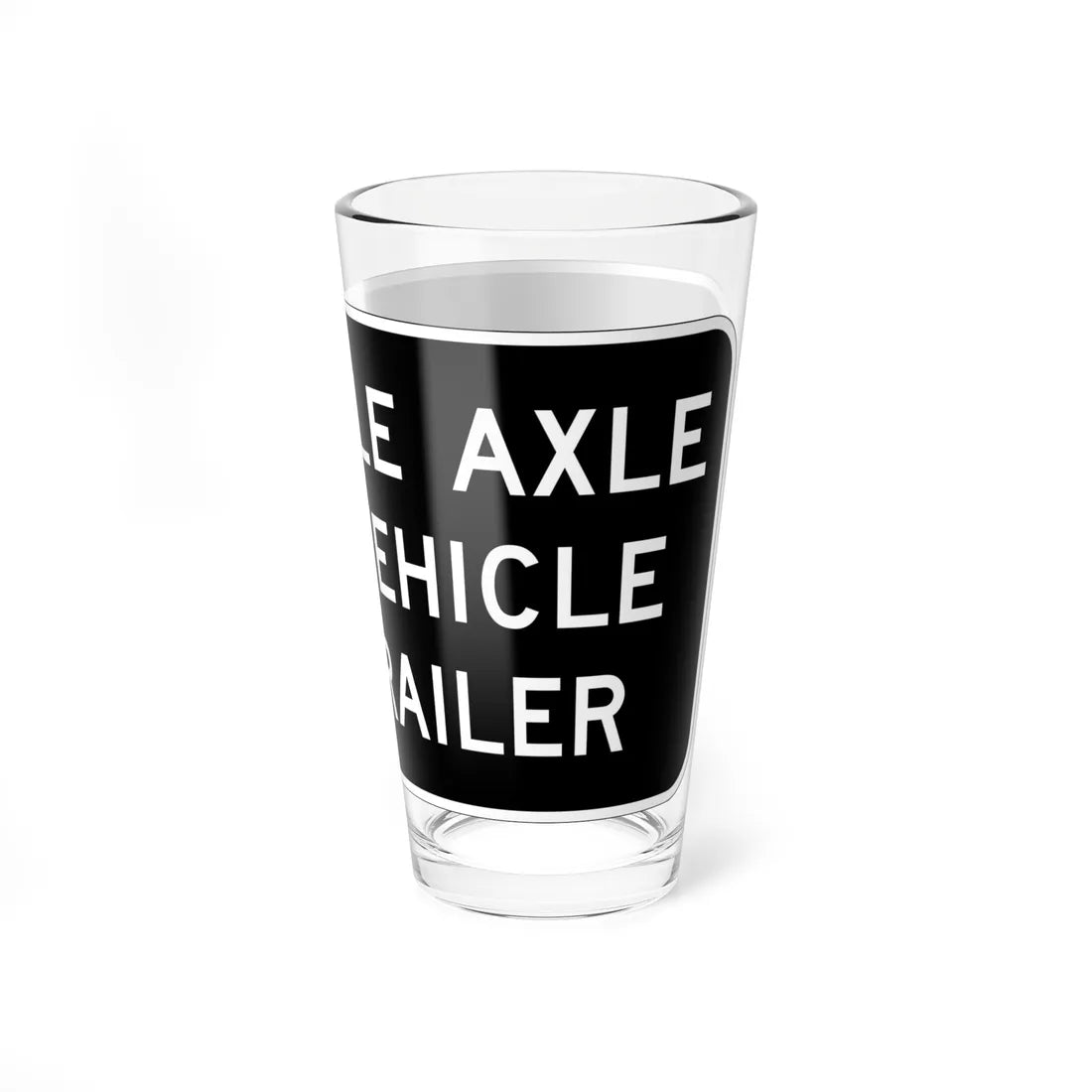 MUTCD-CA R76-1 (California) (Road Sign) Pint Glass 16oz - Go Mug Yourself