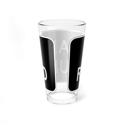 MUTCD-CA R76 (California) (Road Sign) Pint Glass 16oz - Go Mug Yourself