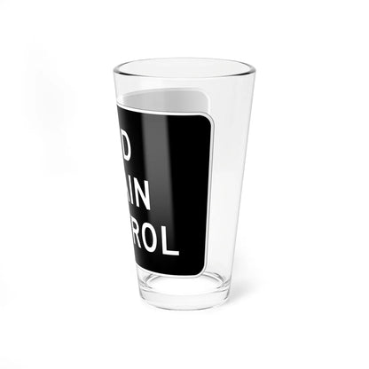 MUTCD-CA R78 (California) (Road Sign) Pint Glass 16oz - Go Mug Yourself