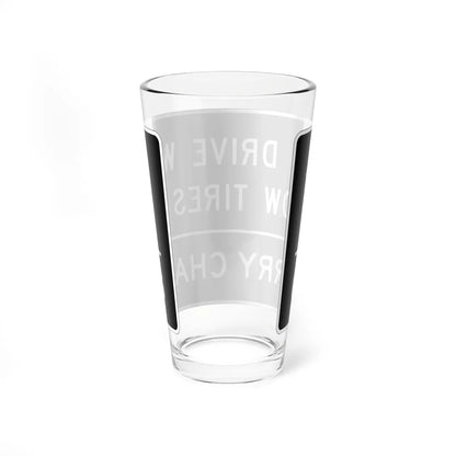 MUTCD-CA R80-1 (California) (Road Sign) Pint Glass 16oz - Go Mug Yourself