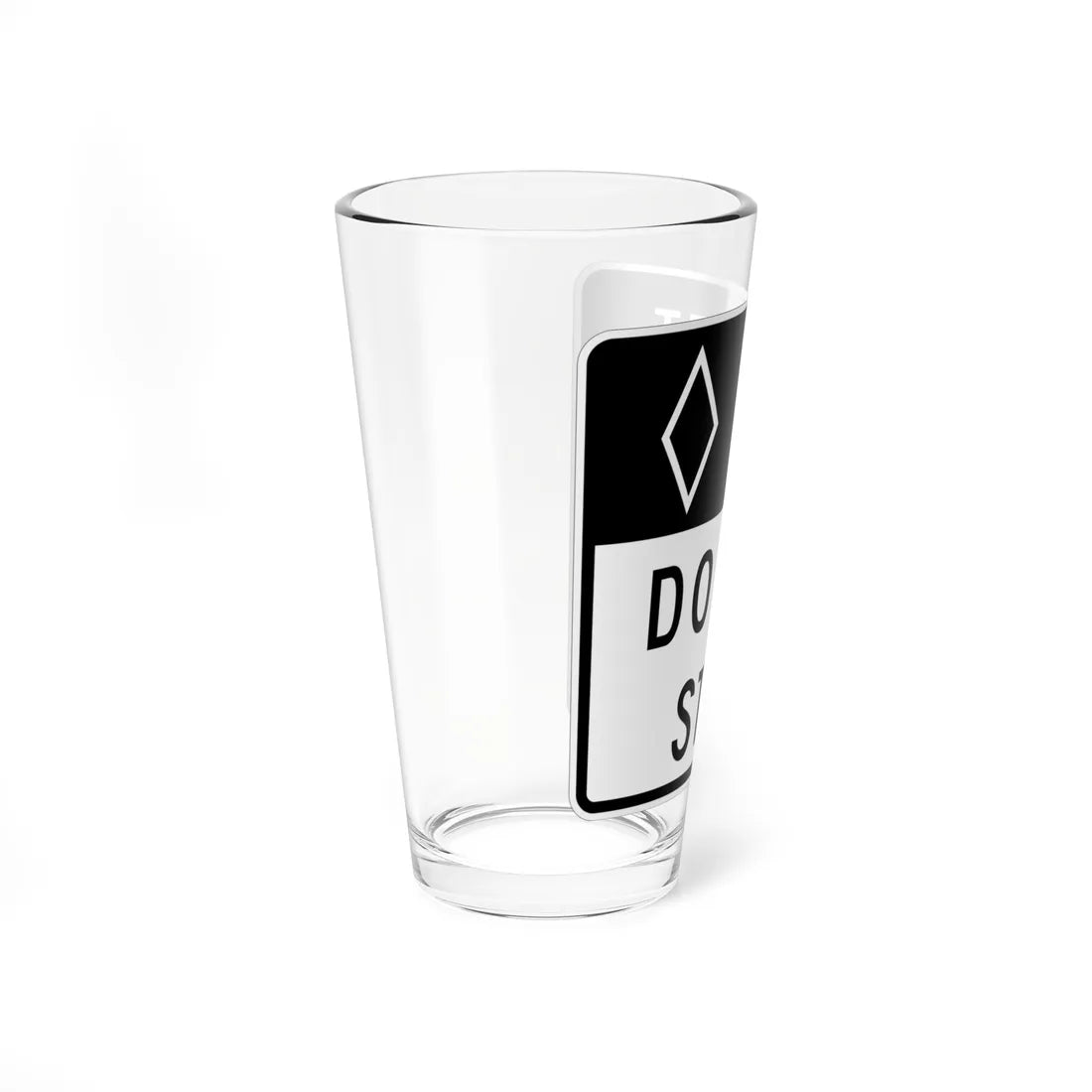 MUTCD-CA R88 (California) (Road Sign) Pint Glass 16oz - Go Mug Yourself