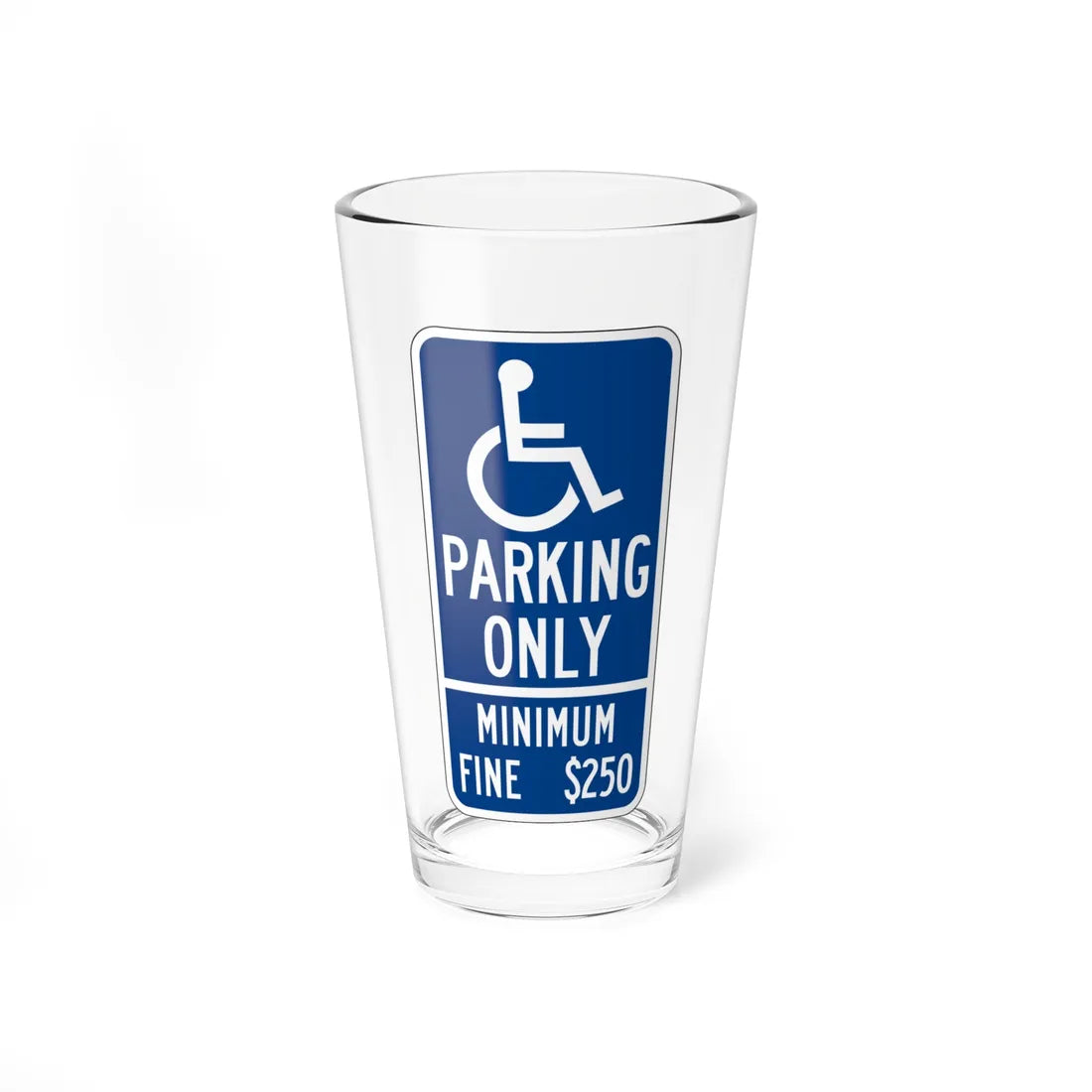 MUTCD-CA R99C (California) (Road Sign) Pint Glass 16oz 16oz - Go Mug Yourself