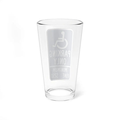 MUTCD-CA R99C (California) (Road Sign) Pint Glass 16oz - Go Mug Yourself