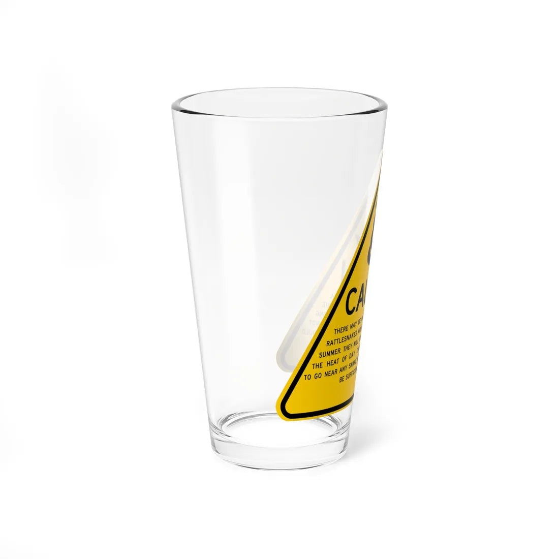 MUTCD-CA S26 (California) (Road Sign) Pint Glass 16oz - Go Mug Yourself