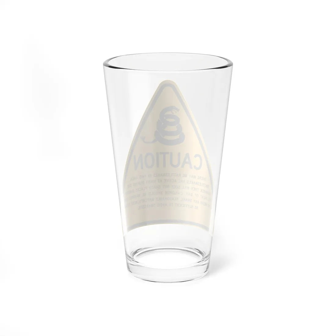 MUTCD-CA S26 (California) (Road Sign) Pint Glass 16oz - Go Mug Yourself