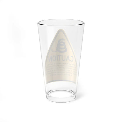 MUTCD-CA S26 (California) (Road Sign) Pint Glass 16oz - Go Mug Yourself