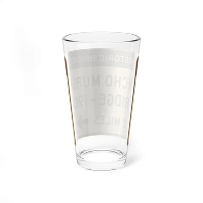 MUTCD-CA S29-2 (California) (Road Sign) Pint Glass 16oz - Go Mug Yourself