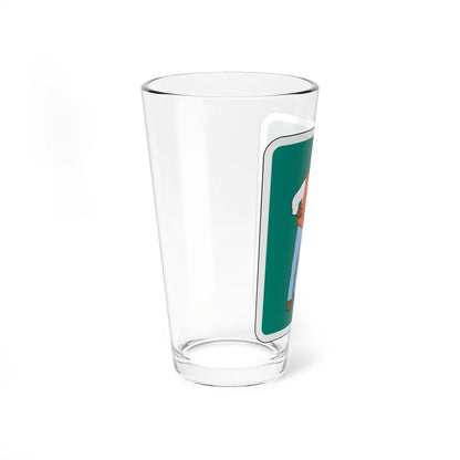 MUTCD-CA S32-1 (California) (Road Sign) Pint Glass 16oz - Go Mug Yourself