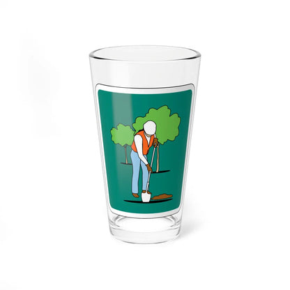 MUTCD-CA S32-3 (California) (Road Sign) Pint Glass 16oz 16oz - Go Mug Yourself