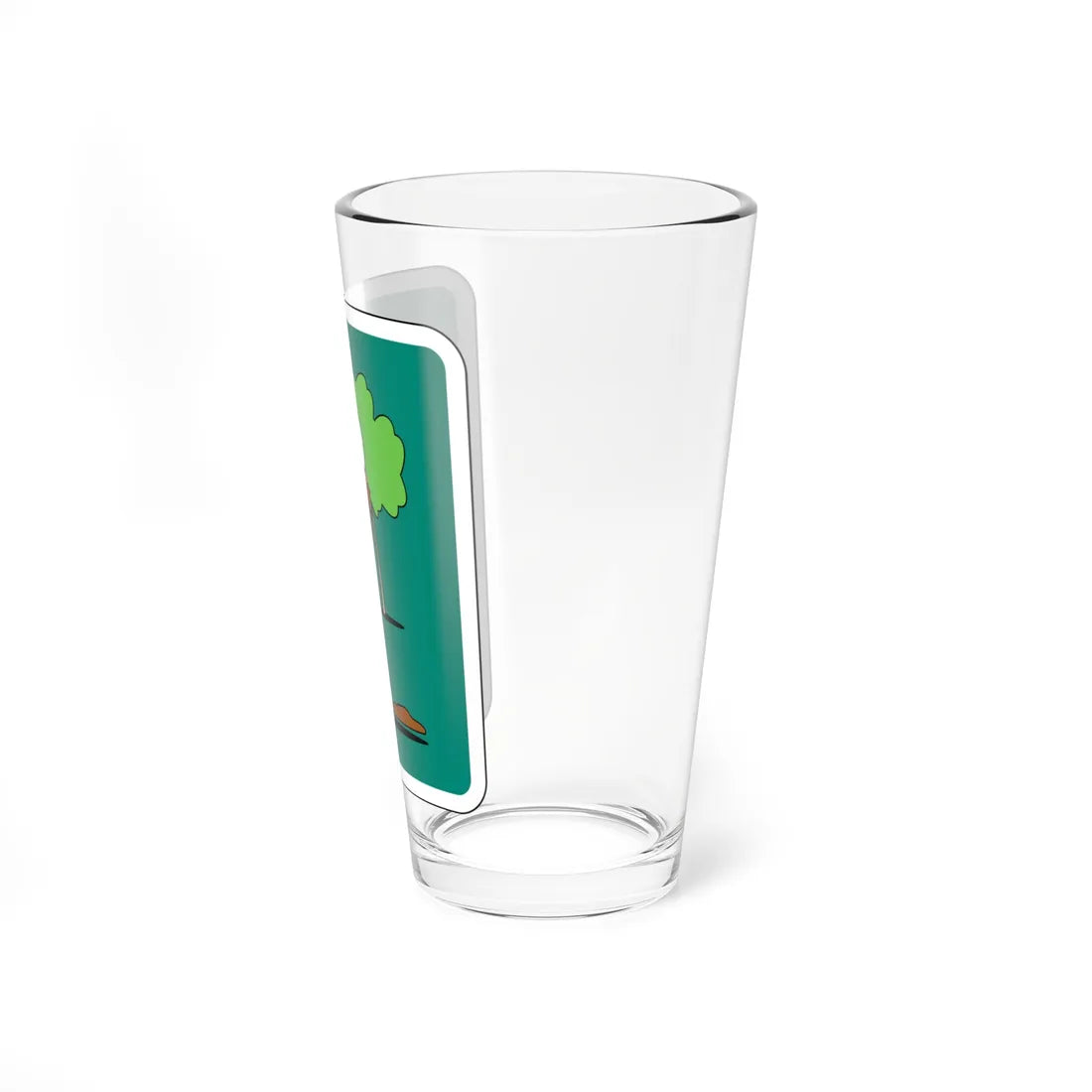 MUTCD-CA S32-3 (California) (Road Sign) Pint Glass 16oz - Go Mug Yourself