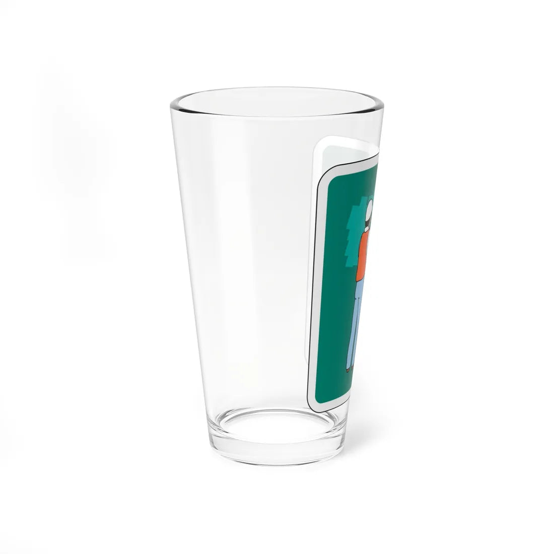 MUTCD-CA S32-4 (California) (Road Sign) Pint Glass 16oz - Go Mug Yourself