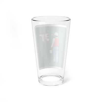 MUTCD-CA S32-4 (California) (Road Sign) Pint Glass 16oz - Go Mug Yourself