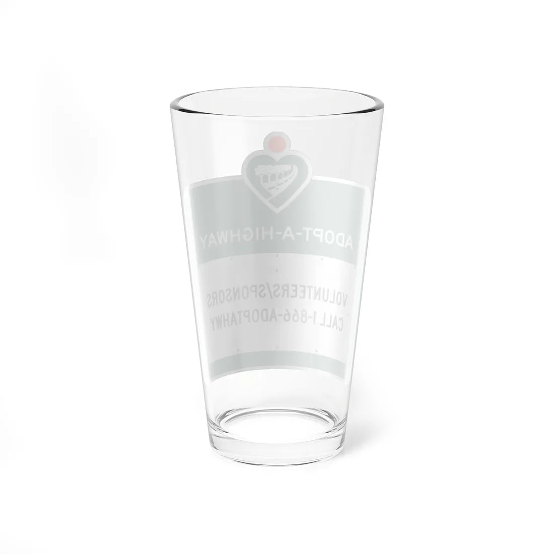MUTCD-CA S32 (California) (Road Sign) Pint Glass 16oz - Go Mug Yourself