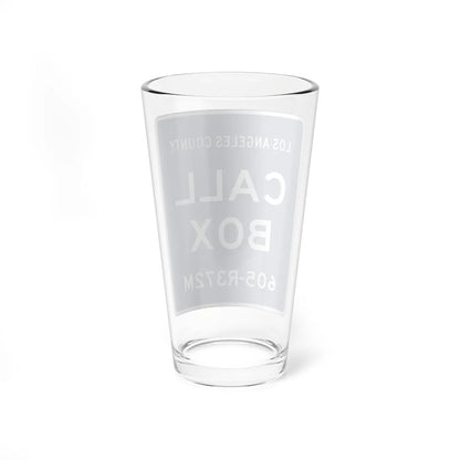 MUTCD-CA SG25 (California) (Road Sign) Pint Glass 16oz - Go Mug Yourself